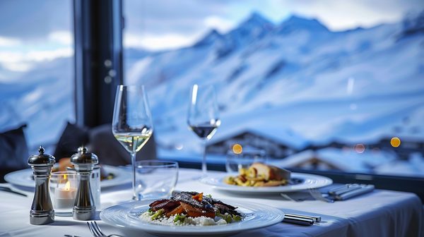 Dégustez la haute cuisine au restaurant d'altitude val thorens